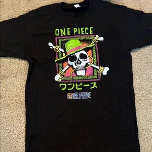 One Piece Black Graphic Tee